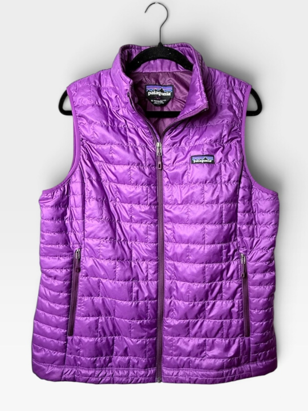 Patagonia Nano Puff Vest Women's Size Extra Large Purple Fall Winter (W)